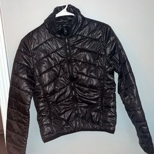 Size M zip up black jacket